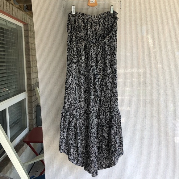 American Eagle Ditsy Floral/Paisley Flowy Pants Flounced Hem | Size M - Picture 3 of 7